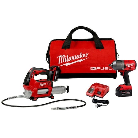 Milwaukee Tool M18 FUEL High Torque 1/2 in. Impact Wrench with Friction Ring Kit 2767-22GG
